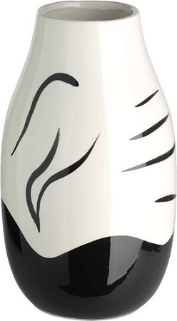 Ваза Eglo Yuzawa 421037 (керамика, белый/черный)
