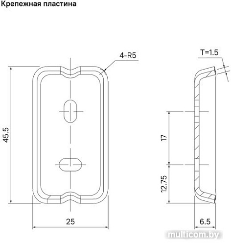 Крючок для ванны IDDIS Slide SLIWT10i41