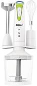 Погружной блендер BBK KBH0406 (белый/зеленый)