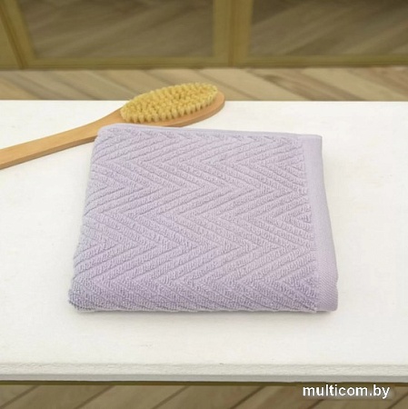 Полотенце Belezza Eho 50x80 6188038 (светло-сиреневый/сиреневый)