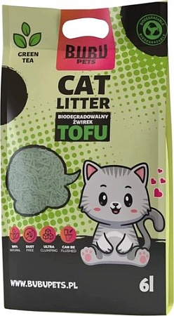 Bubu Pets Tofu Green Tea (2.5 кг/6 л)