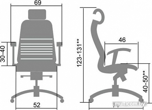 Кресло Metta K-3.03 (черный)