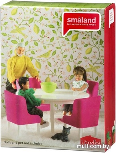 Мебель для кукольного домика Lundby Обеденная группа 60208000