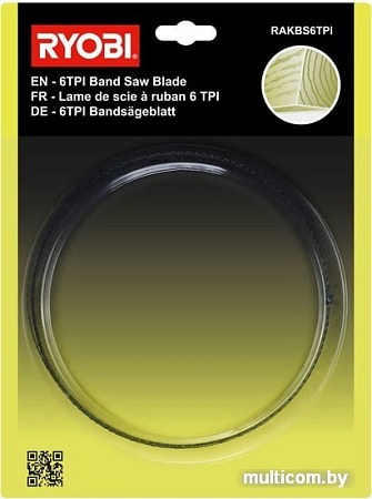 Пильное полотно Ryobi RAKBS6TPI 5132003385