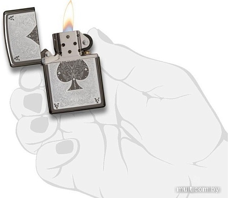Зажигалка Zippo Ace Filigree 28323-000003
