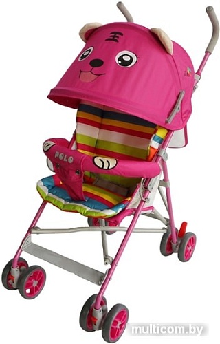 Коляска прогулочная «трость» Alis Polo (розовый)