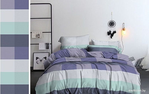 Постельное белье Pandora № 11308 (S/P) 2.0 с европростыней (полисатин)