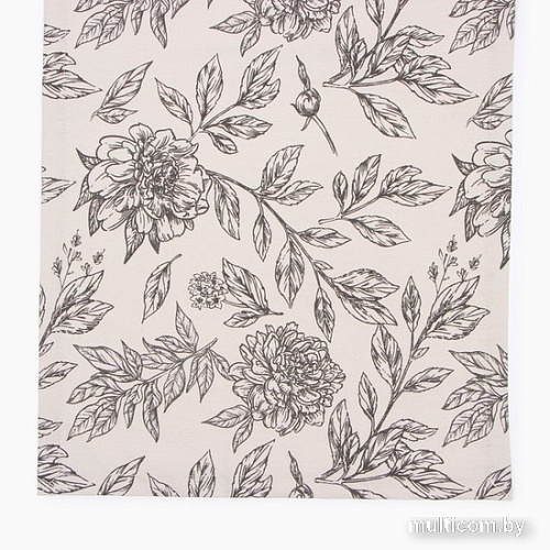 Дорожка на стол Этель Black Flowers 10283364