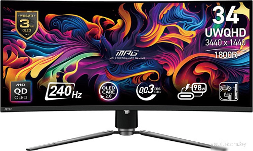 Игровой монитор MSI MPG 341CQPX QD-OLED