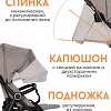 Коляска прогулочная «книга» Bubago Bass (серый)