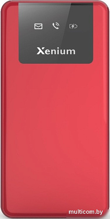 Кнопочный телефон Xenium X600 (красный)