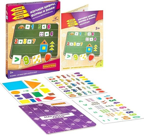 Развивающая игра Bondibon Магнитный театр. Изучаем цифры, формы и знаки ВВ4417