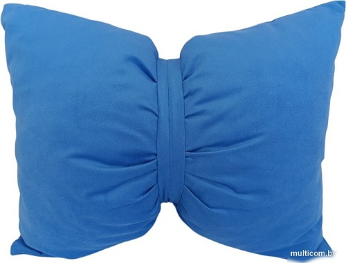 Декоративная подушка Sled Бант 45x35x17 (синий)