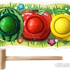 Молоточек WoodLand Toys Фрукты 3 отверстия 115209