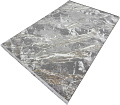 Radjab Carpet Афина Прямоугольник 9012A 12884RK (0.8x1.5, Grey/Beige)