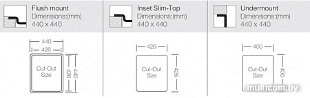 Кухонная мойка ZorG ZRE 4444