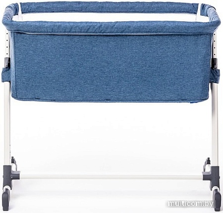 Приставная детская кроватка Nuovita Accanto (темно-синий)