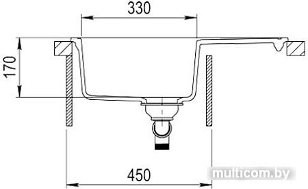 Кухонная мойка TEKA Comfor 45 S-TQ (оникс)