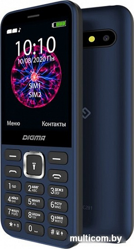 Мобильный телефон Digma Linx C281 (синий)
