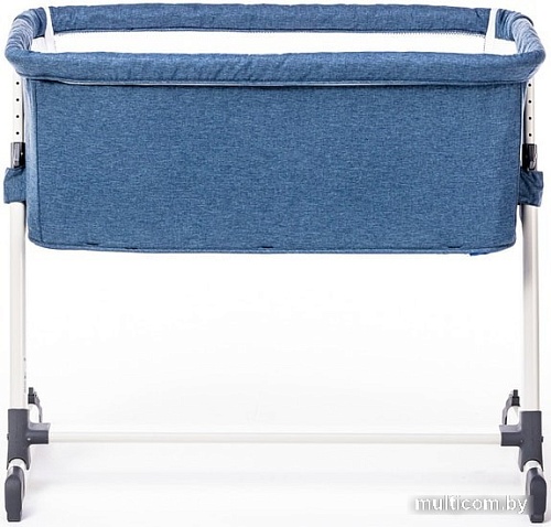Приставная детская кроватка Nuovita Accanto (темно-синий)