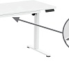 Стол для работы стоя Ritmix TBL-1207S (белый)