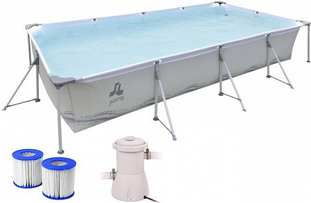 Каркасный бассейн Jilong Rectangular Steel Frame Pool [JL017442NG]