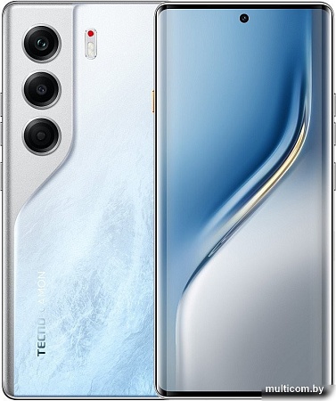 Телефон Tecno Camon 40 Pro 5G 12GB/256GB (ледяной белый)