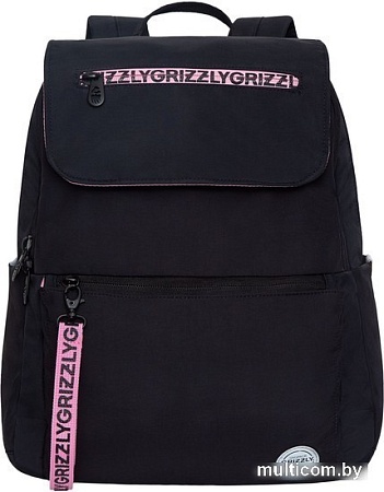 Городской рюкзак Grizzly RXL-325-2 (черный/розовый)