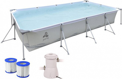 Каркасный бассейн Jilong Rectangular Steel Frame Pool [JL017442NG]