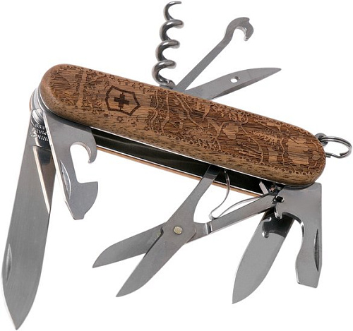 Мультитул Victorinox Climber Wood Swiss Spirit SE2021 (коричневый)