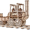 Сборная модель Eco-Wood-Art Локомотив с резиномотором