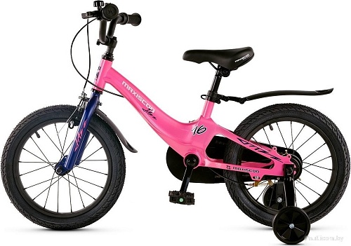 Детский велосипед Maxiscoo Jazz Стандарт Плюс 16 2025 MSC-J1642 (розовый сапфир)