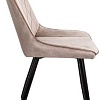 Стул AksHome Nika (бежевый велюр HLR-08/черный)