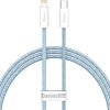 Кабель Baseus Lightning - USB Type-C CALD000003 (1 м, голубой)