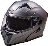 Мотошлем AIM JK906 906-005-XL (XL, серый металлик)