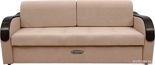 Диван Сириус Лидер-1 НПБ (Eva 33 велюр светло-коричневый)