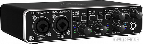 Аудиоинтерфейс BEHRINGER U-Phoria UMC204HD