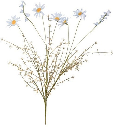 Искусственный цветок Вещицы Ромашка полевая HDF29
