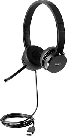 Наушники Lenovo 100 Stereo USB Headset