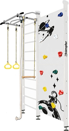 Детский спортивный комплекс Kampfer Jungle Ceiling Boy (стандарт, жемчужный/белый антик)