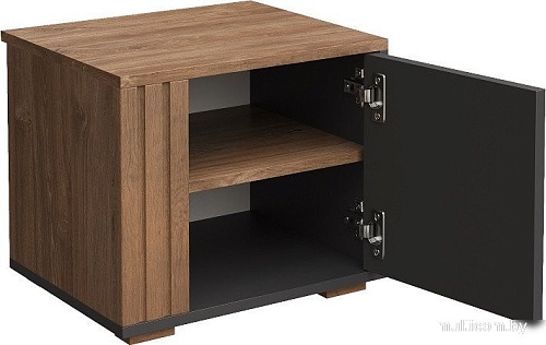 Тумба КМК Мебель П Каен КМК 0991.31 (антрацит/дуб стирлинг/дуб ланцелот)