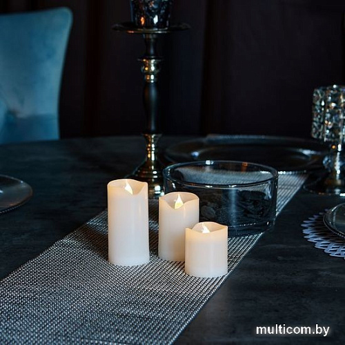 Новогодняя свеча Uniel ULD-F050 WARM WHITE CANDLE SET3 UL-00007256