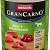 Корм для собак Animonda GranCarno Original Adult beef + duck hearts 0.4 кг