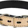Ошейник Дарэленд простроченный 2х-слойный 25 мм 29-39 см (золотистый)