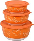 Набор салатников Oursson BS4085RC/OR