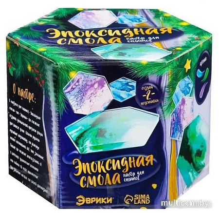 Набор для создания поделок/игрушек Эврики Эпоксидная смола. Подставки 7859903