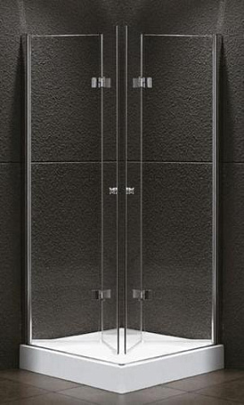 Душевой уголок Cezares ELENA-W-ASH-2-80/100-C-Cr