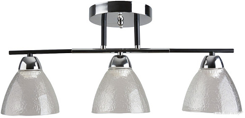 Люстра средней высоты Mirastyle BL-7766/3 CR+BK