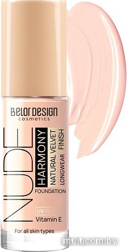 Тональный крем Belor Design Nude Harmony тон 202