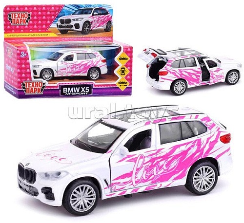 Легковой автомобиль Технопарк BMW X5 Для девочек X5-12GRL-WH